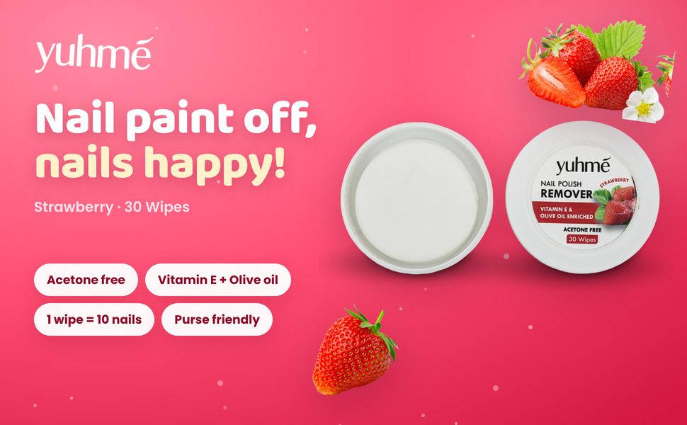 YUHME Nail Polish Remover Wipes